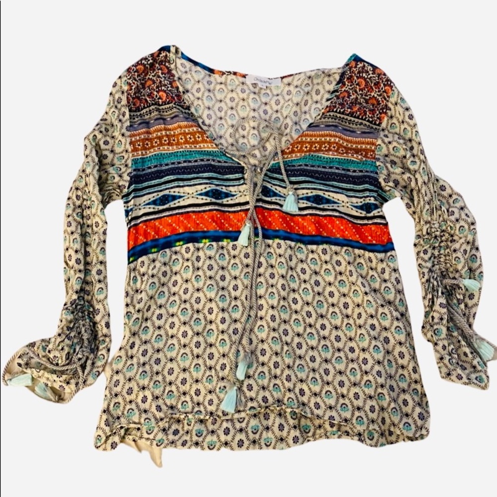 OndadeMar Multicolor Patterned Tunic